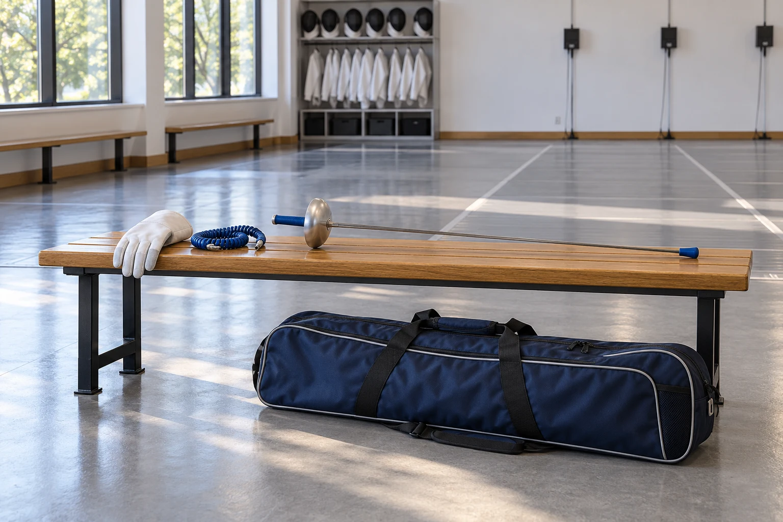 Fencing practice accessories collection
